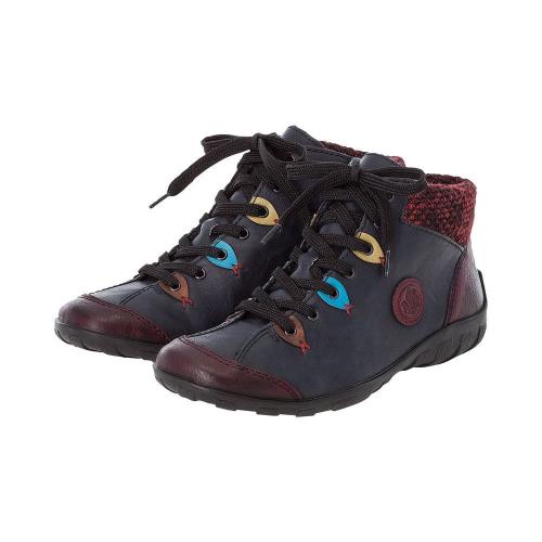 Rieker Schnürschuh L6513 37 | 37 wine/navy | 