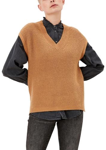 s.Oliver Pullunder V - Ausschnitt caramel S21 2108208 46 | 8469 Caramel | 