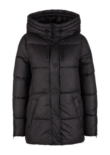 s.Oliver Steppjacke schwarz Kapuze S20 2055220 40 | 9999 black | 
