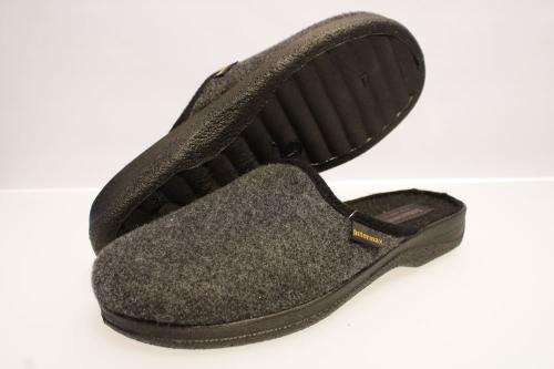 Cosmos Cordes Hausschuh Hauspantolette Flo 46 | bk | 