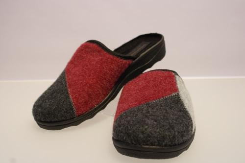 Cosmos Cordes Hausschuh Hauspantolette Rosi-2-ABC 37 | bordo | 