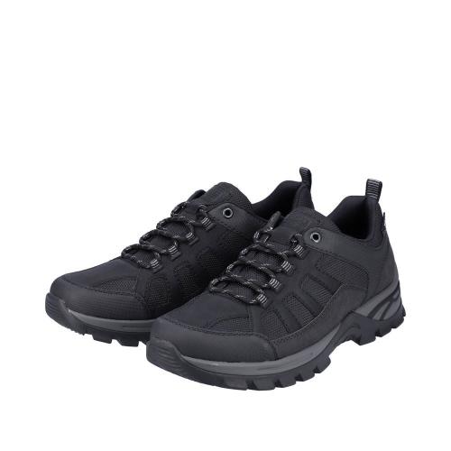 Rieker Antistress Herren Schnürschuh sportlich TEX- Membran schwarz S22 B6810-00 
