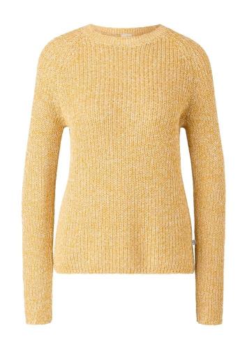QS designed by Pullover in melierter Optik gelb, türkis S22  2119333 XL | 15W0 YELLOW | 