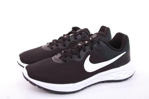 Nike W REVOLUTION 6NN Damen Sneaker BLACK/ WHITE WHITE/ METALLIC schwarz weiß S12 DC3729 