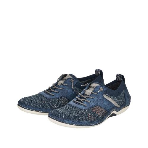 Rieker Herren Schnürschuhe pazifikblau 07551-15 