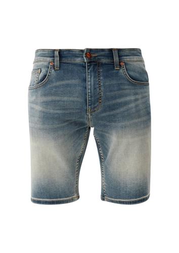 QS designed by Herren Denimshorts mit Waschung S13 2127790 
