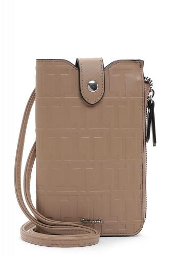Tamaris Handytasche Juliane Allover-Prägung beige S22 31903,900 