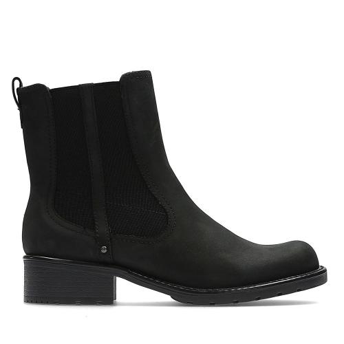 Clarks Stiefelette Nubukleder schwarz 20340918 