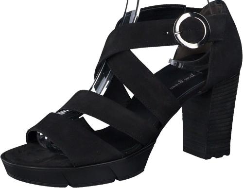 PAUL GREEN Sandalette Leder Schwarz 7942-003 