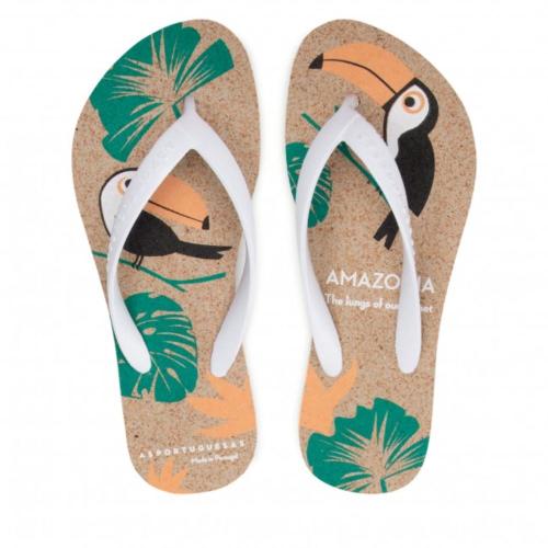 ASPORTUGUESAS Zehentrenner Flipflop Kork nachhaltig kautschuk P018116000 