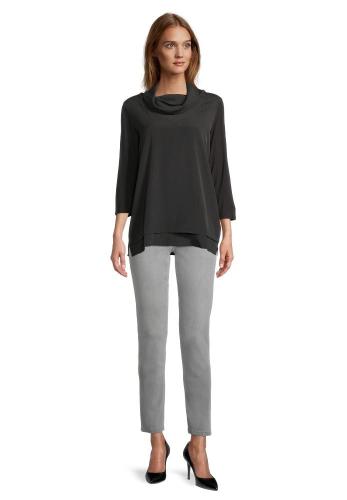 Betty Barclay Blusenshirt 3/4 Arm Wasserfallausschnitt schwarz S21 20472646 