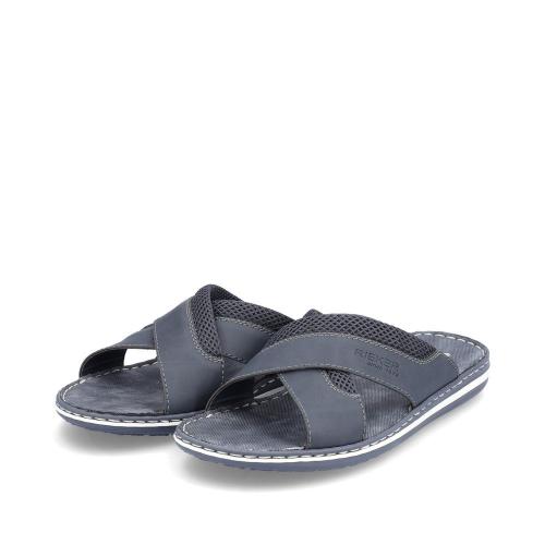 Rieker Herren Pantoletten marineblau S13  21090-14 