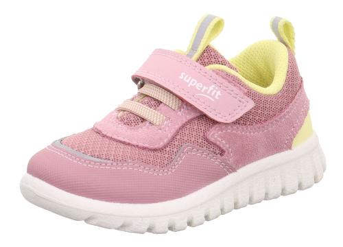 superfit SPORT7 MINI - Rosa/Gelb Sneaker low mit Klettverschluss S13 1-006204-5500 27 | rosa/gelb | 