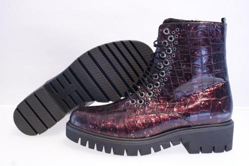 Gabor Stiefelette Reptiloptik 32.788.98 5 | bordo | 