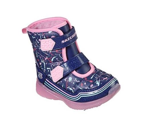 Skechers Illumi-Brights- Power Paint Mädchen Stiefel Waterproof Leuchteffekt rosa S22 302653N 