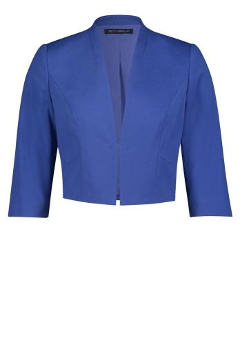 Betty Barclay Blazer 3/4 Arm Stehkragen adria blau S 13 42251856 