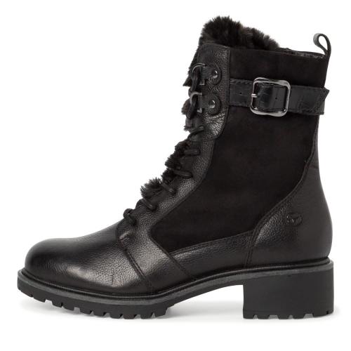 Tamaris Stiefelette Schnürboot warmfutter TOUCHit Fußbett schwarz S22  1-1-26852-29 