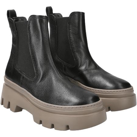 Paul Green Super Soft Chelsea Boots Glattleder schwarz S22 9124-002 
