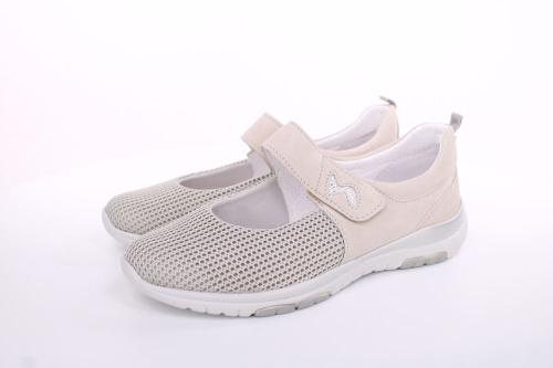 ACO Slipper Riemchneballerina SONIA  braun 857/9179 