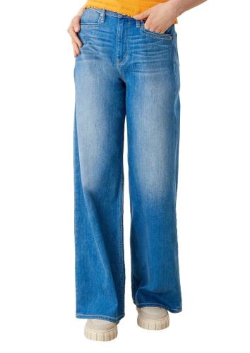 s.Oliver Jeans Suri Wide Leg High Rise blau S12 2114783 42 | 54Z5 blue sretc | L32
