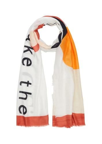 s.oliver Schal Tuch Alloverprint weiß S12 2112172 OneSize | 02D7 off-white | 