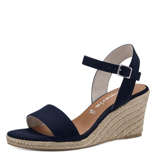 Tamaris Sandalette Keilabsatz navy S13  1-1-28300-20 