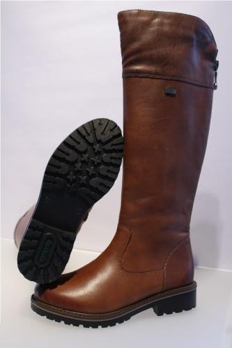 Remonte Stiefel Leder variabler Schaft  TEX-Membran braun R6581 