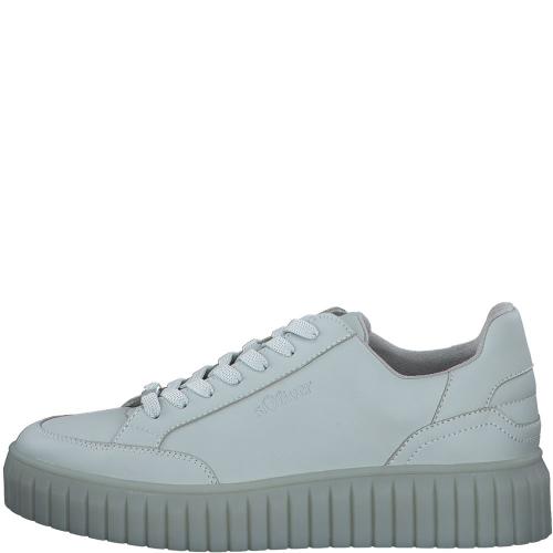 s.Oliver Damen Schnürhalbschuh nude, soft blue S13  5-5-23645-30 