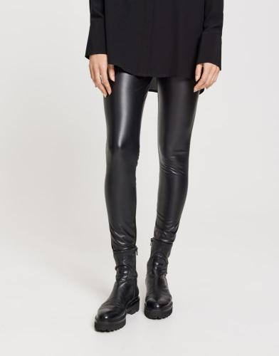 OPUS Leggings Elyssa Lederimitat schwarz S21 229304425#O1009 