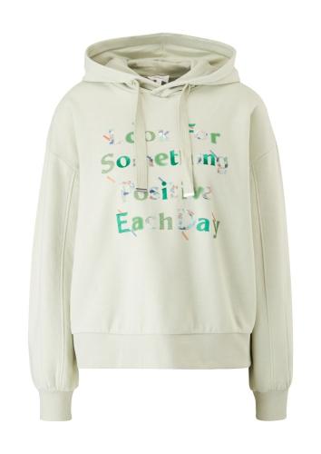 s.Oliver Sweater Hoodie Schriftzug Kapuze grün S12 2110466 XL | 72D0 sage place | 