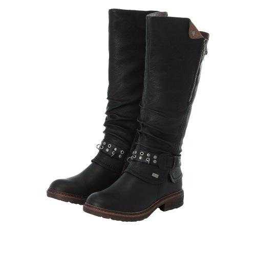 Rieker Antistress Stiefel Tex- Membran Varioschaft schwarz S21  94789-00 