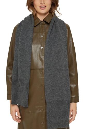 ESPRIT Recycelt Woll-Mix Schal 991EA1Q312 OneSize | E020 DARK GREY | 