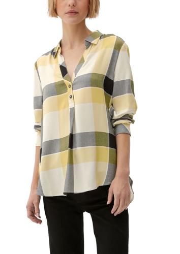 s.Oliver Bluse aus Modal-Viskose-Mix S22 2120859 40 | 81N4 BROWN | 