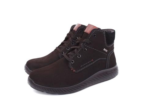 Jomos Herren Stiefelette Leder TEX- Membran Warmfutter Comfortweite H schwarz S22 326901 