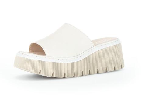GABOR Pantolette beige Leder 84.710.22 6,5 | panna | F