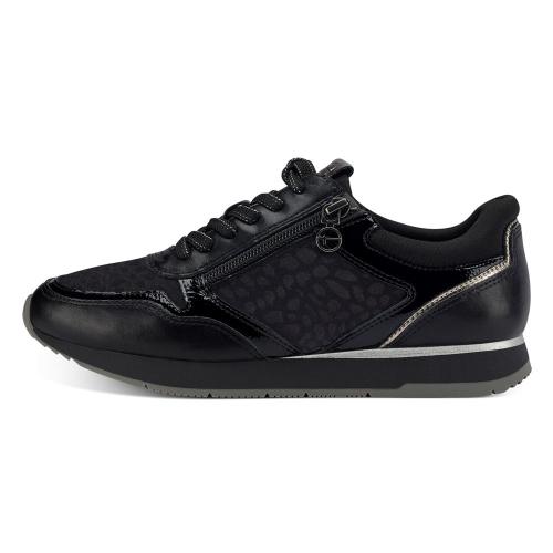 Tamaris Sneaker Schnürschuh Wechselfußbett schwarz S13 1-1-23603-20 