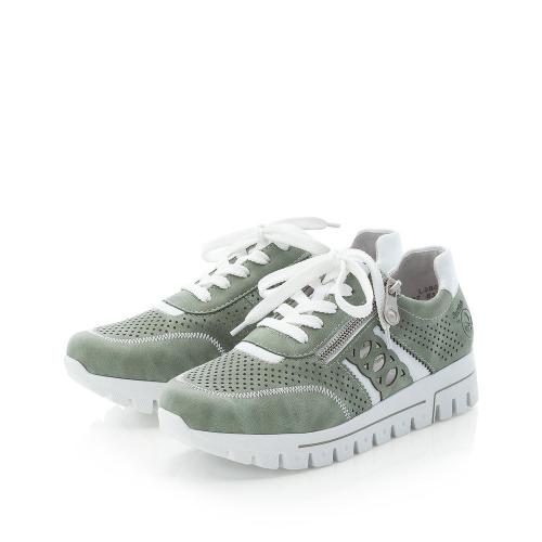Rieker Sneaker Schnürer grün mint  L2807-52 