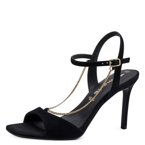 Tamaris Ledersandalette schwarz S13 1-1-28004-20 