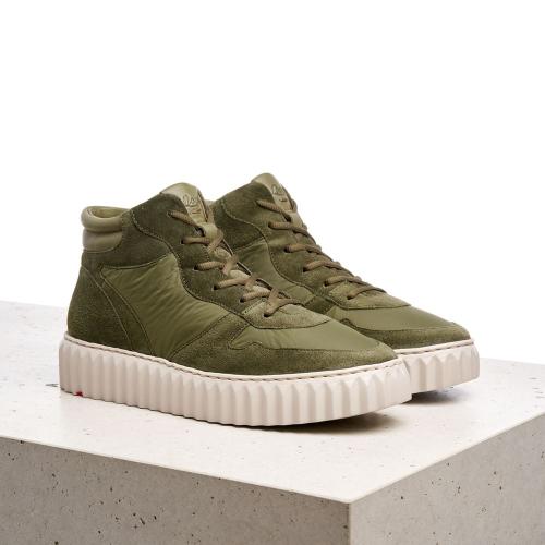 Lloyd Damen Sneaker High KALI  grün S22 22-230-11 37 | suede/skydive | 