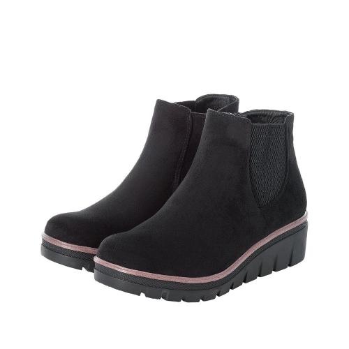 Rieker Keilstiefelette schwarz S21 99182-00 41 | black | F