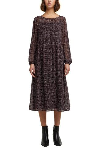 EDC Kleid Midi Chiffon 090CC1E311 42 | C003 BLACK 3 | 