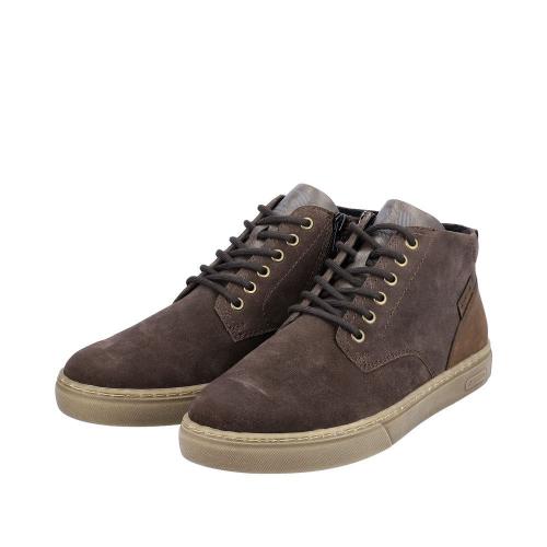 Rieker Evolution Herren Schnürboots Schnürstiefel Rauleder Wechselfußbett grau S23 U0762-45 