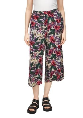 QS designed by Culotte bedruckt beige 2063147 