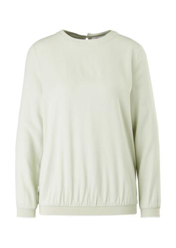 s.Oliver Bluse mit Rippbündchen grün blau S12  2117612 40 | 7206 light gree | 