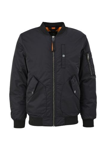 QS designed by Klassische Bomberjacke schwarz S22  2117499 
