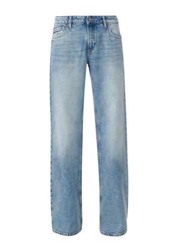 QS designed by Slim: Ankle-Jeans mit Waschung blau S13  2126806 