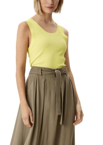 s.Oliver Top aus Rippstoff 2113475 34 | 1504 lime | 