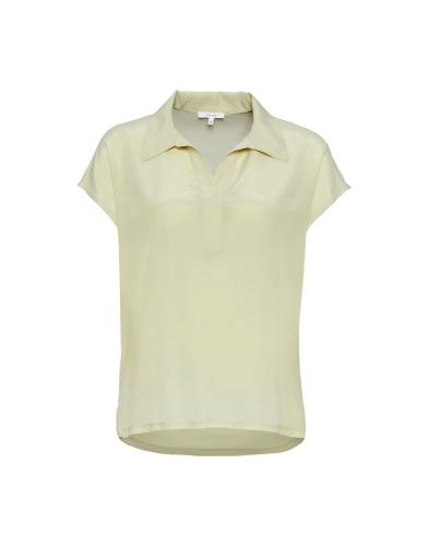 OPUS Shirt Sylvaino Blusenkragen beige grün S12  1003899206100 L | 30004 summer pe | 