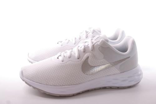 Nike W REVOLUTION 6NN Damen Sneaker BLACK/ WHITE WHITE/ METALLIC schwarz weiß S12 DC3729 6,5 | WHITE/METALLIC | 