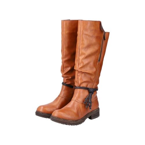 Rieker Antistress Damen Stiefel Langschaft TEX- Membran Warmfutter braun S22  Z4758-24 38 | cayenne/brandy | F